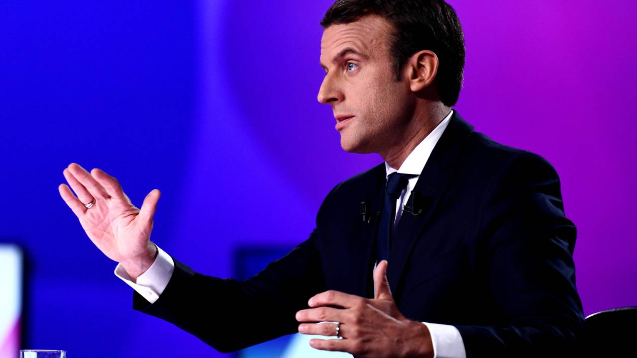 Emmanuel Macron, candidato à presidência da França