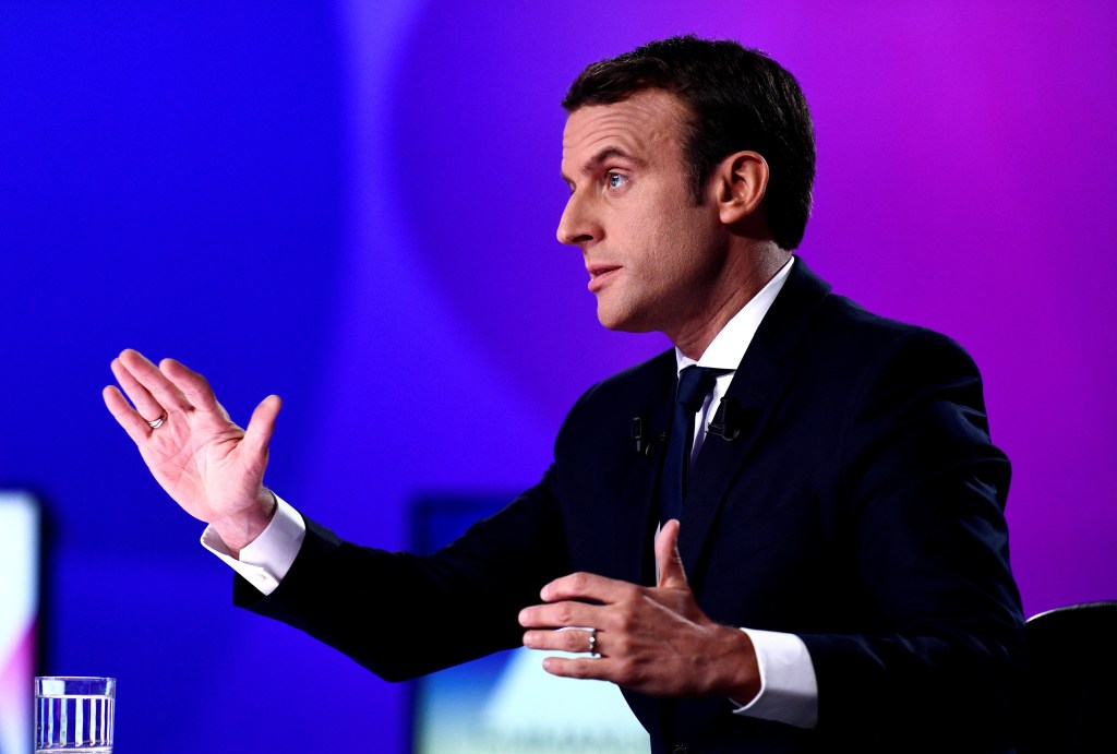 Emmanuel Macron, candidato à presidência da França