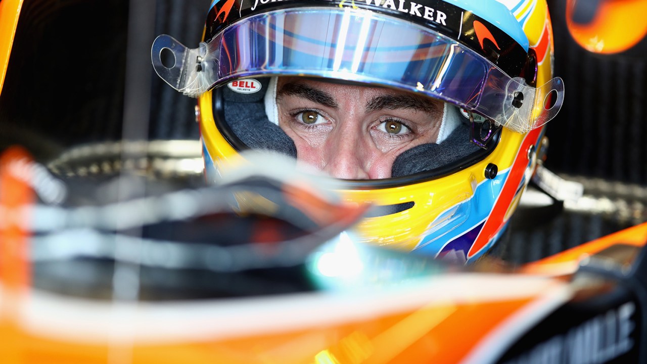 Piloto de Formula 1 Fernando Alonso, da MacLaren