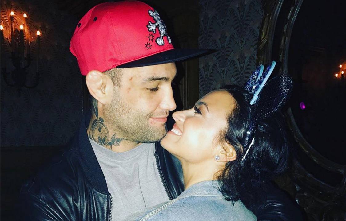 Lutador de MMA Guilherme Bomba e cantora Demi Lovato