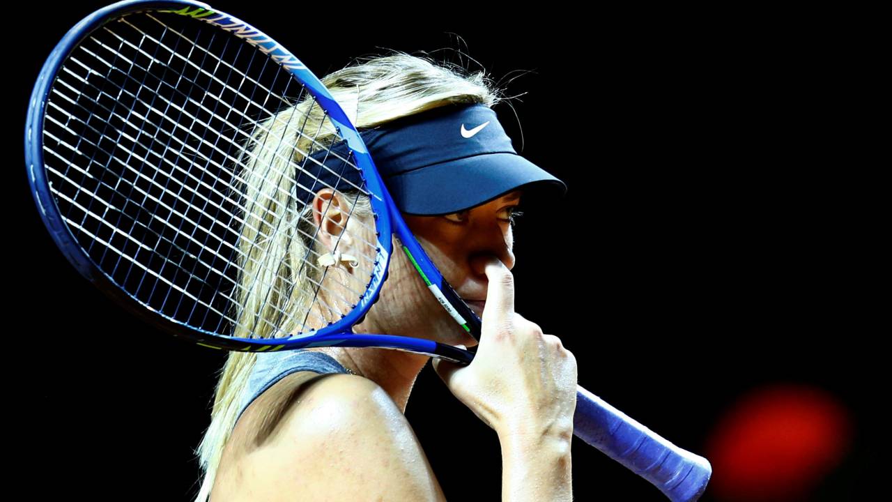 Imagens do dia - Maria Sharapova volta às quadras na Alemanha
