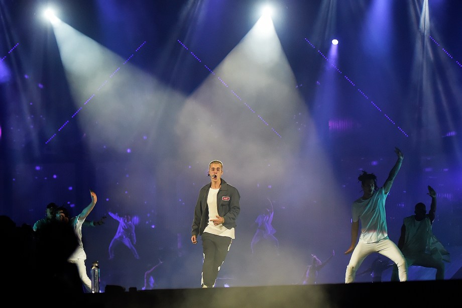 O show do canadense Justin Bieber faz parte da turnê do álbum "Purpose", lançado no final de 2015.
