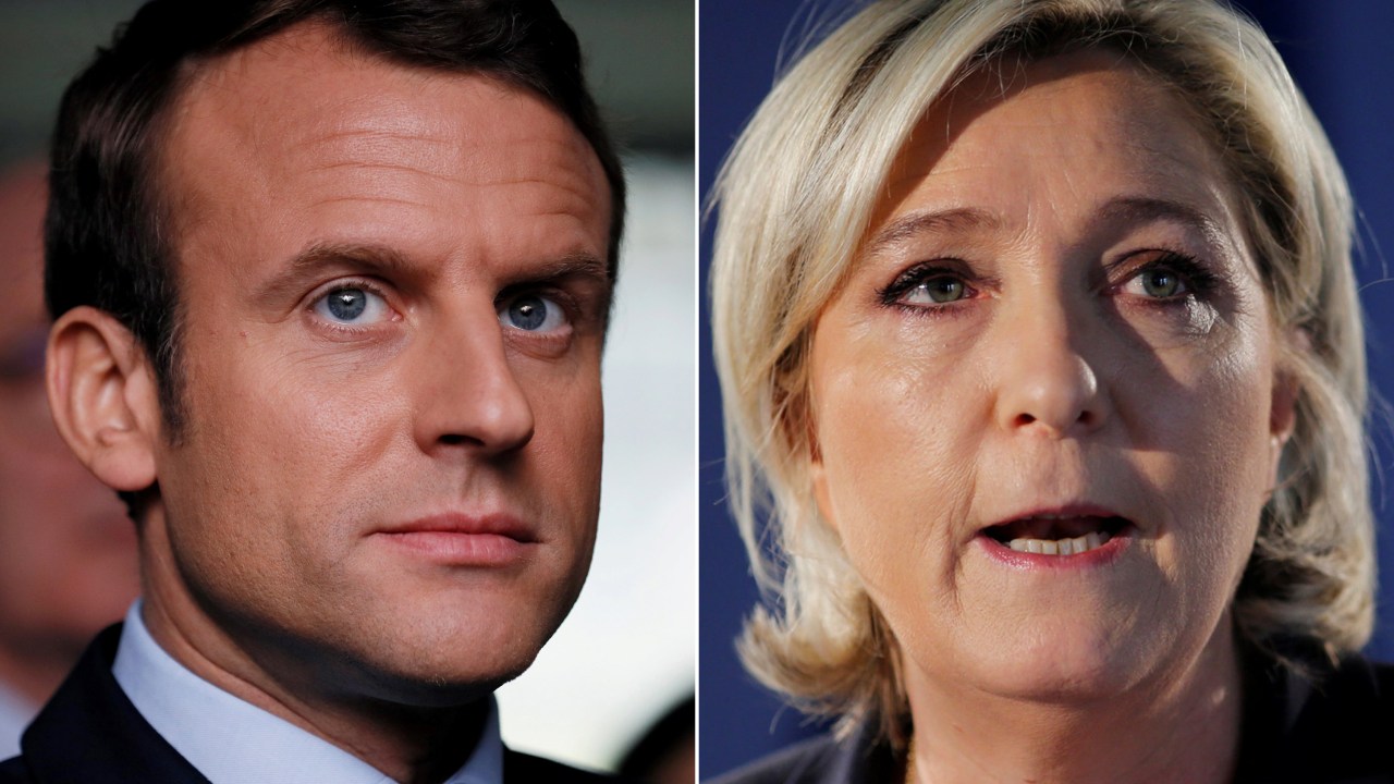 Emmanuel Macron e Marine Le Pen