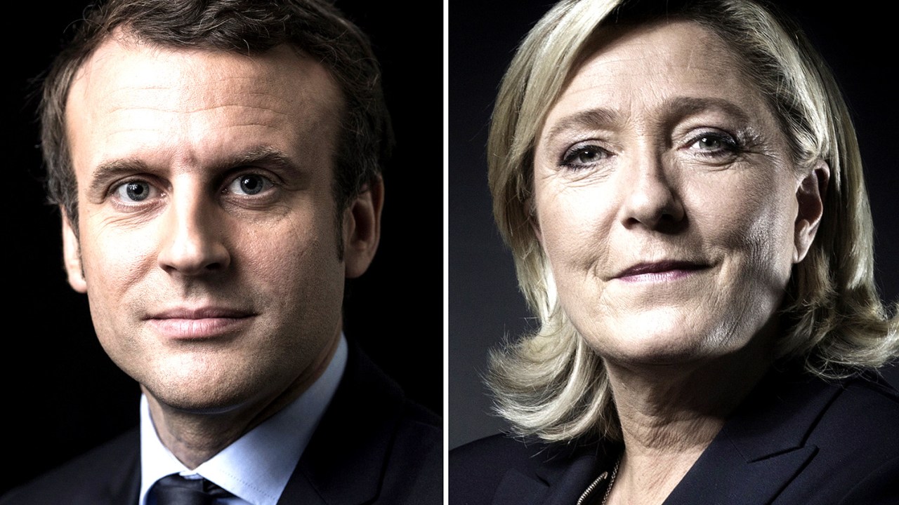Eleições na França: Marine Le Pen x Emmanuel Macron
