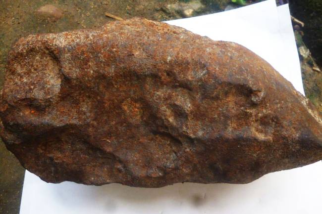 Meteorito encontrado em Tocache, no Peru