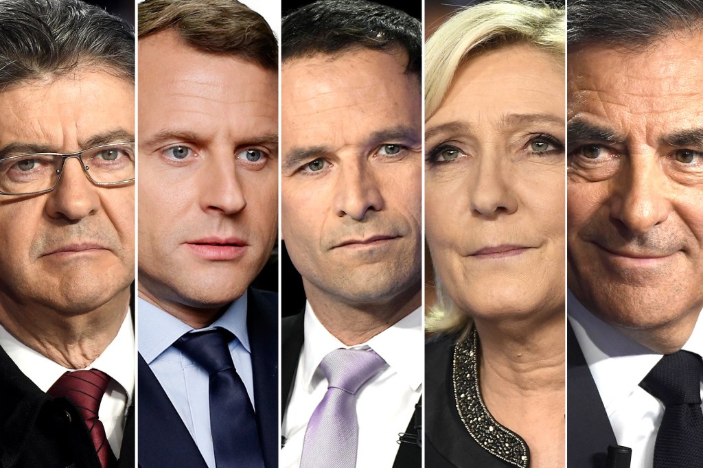 Candidatos à presidência na França
