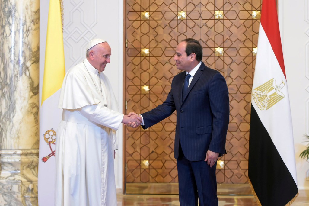 Papa Francisco visita o Egito