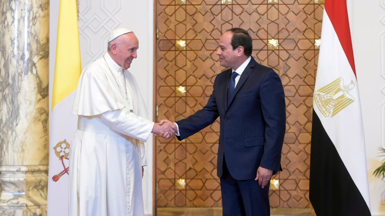 Papa Francisco visita o Egito
