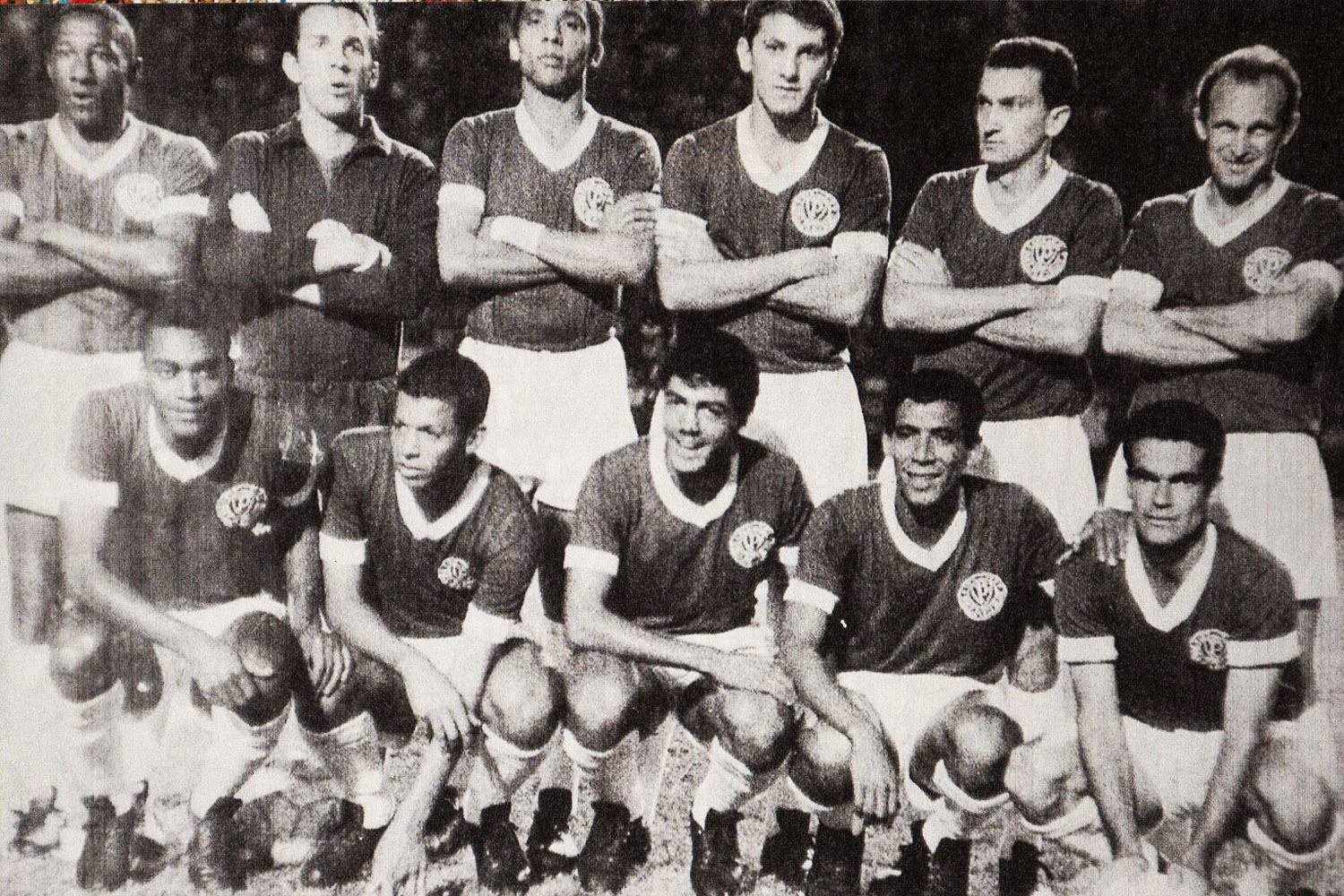 Time do Palmeiras posado, campeão do Torneio Roberto Gomes Pedrosa de 1967.