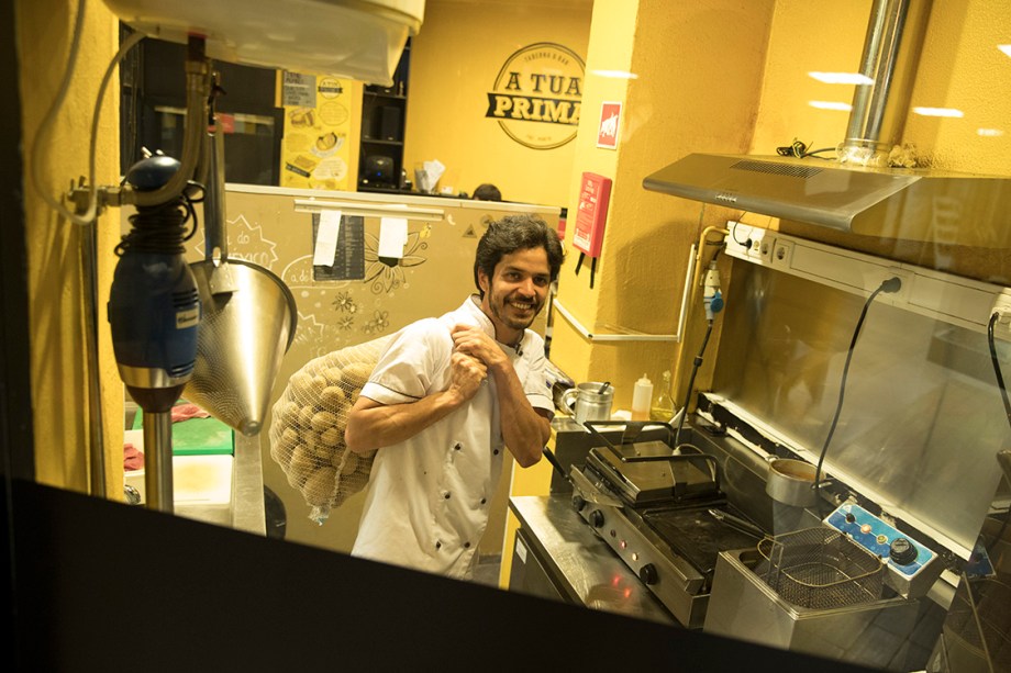 Filipe, chefe de cozinha em Porto