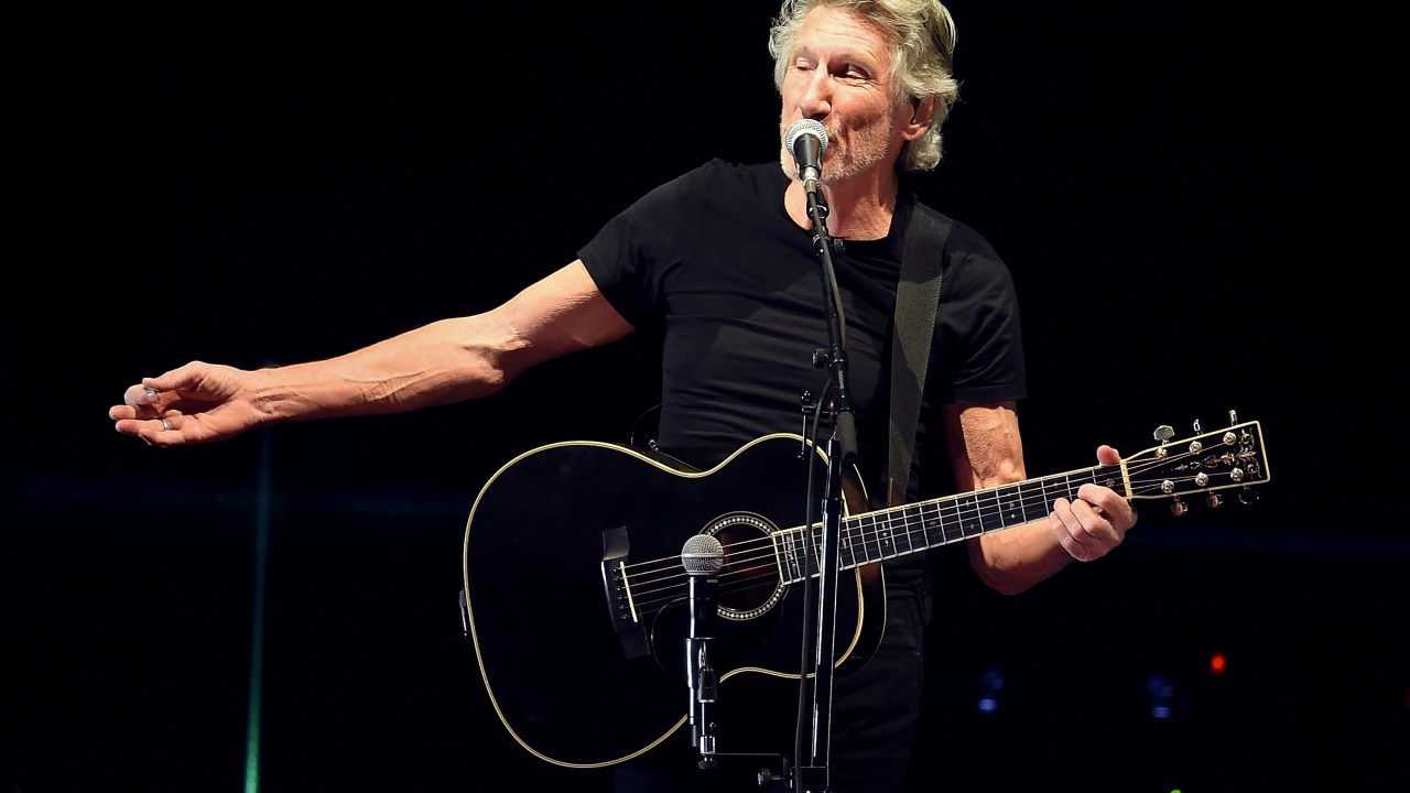 O músico Roger Waters, autor de 'Another Brick in the Wall (Part 1) com o Pink Floyd -