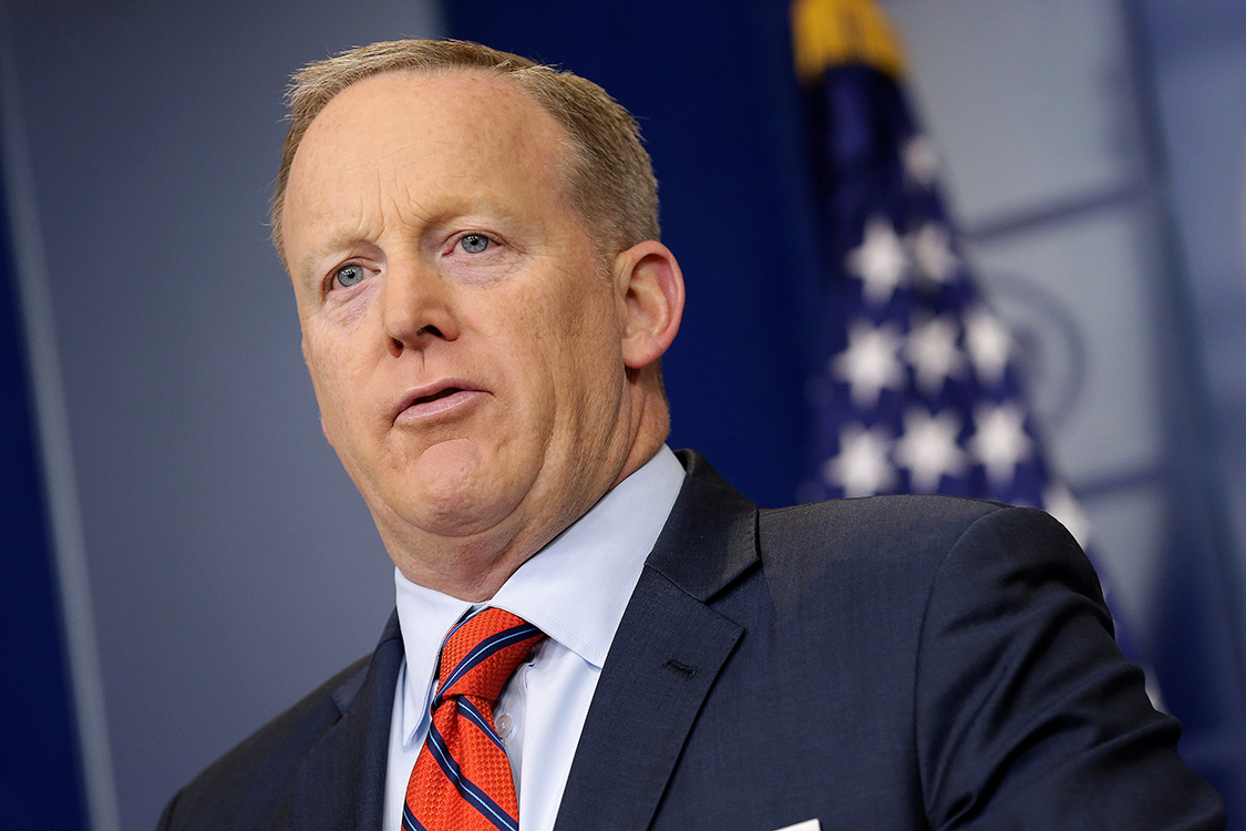 Secretário de imprensa da Casa Branca, Sean Spicer