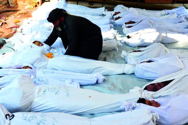 Ataque químico em Ghouta que deixou 1.429 mortos - 21 de agosto de 2013