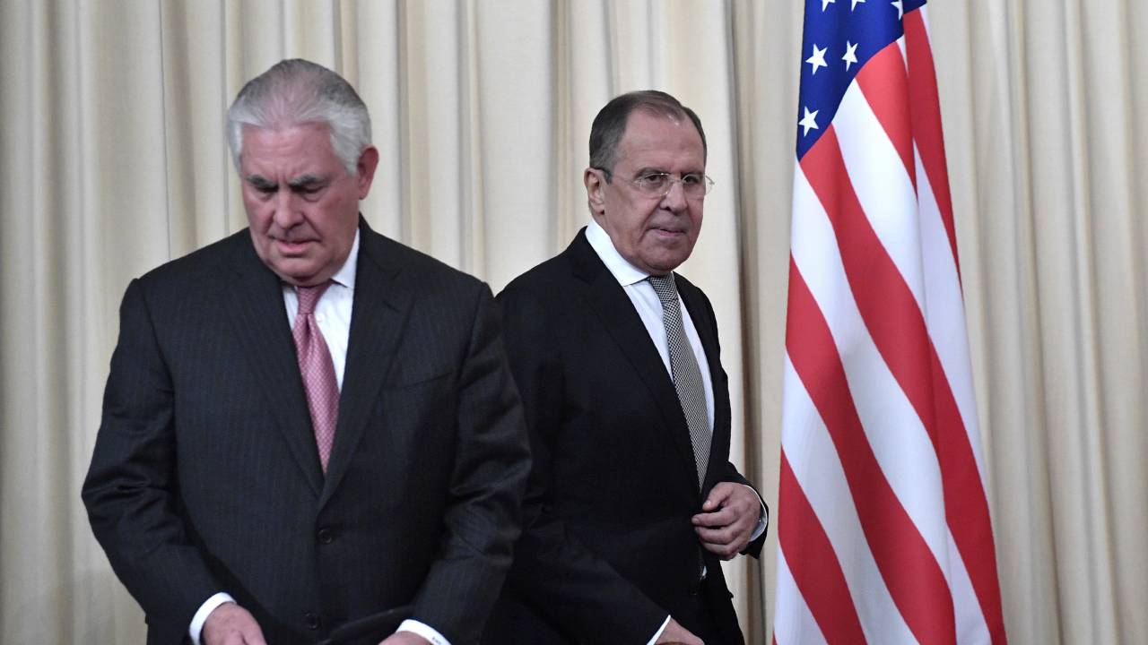 Rex Tillerson e Sergei Lavrov