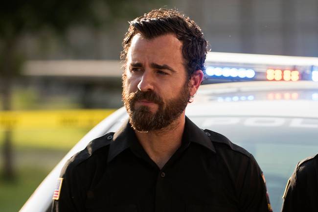 Justin Theroux em cenas da série "The Leftovers", do HBO