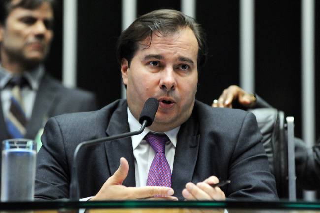 O presidente da Câmara, Rodrigo Maia (DEM-RJ)