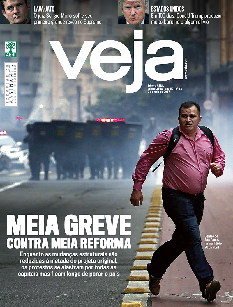 Meia greve contra meia reforma