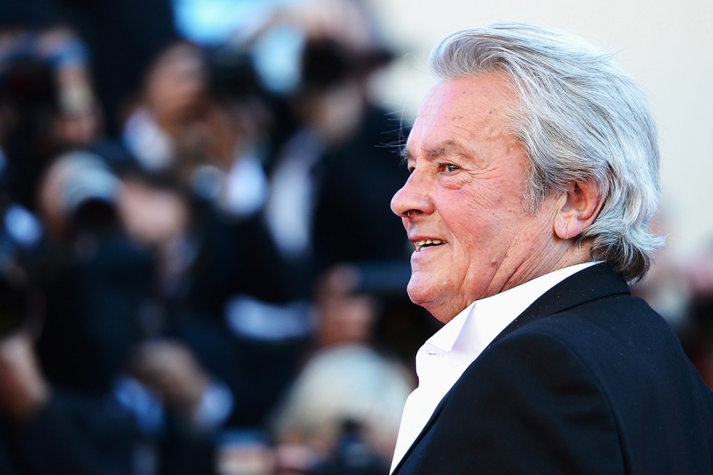 Alain Delon durante a 66° Festival de Cannes em 2013, na França