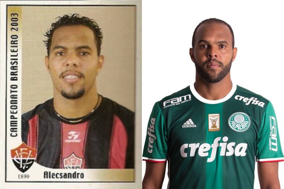 Alecsandro <span>em 2003 estava no Vitória. Em 2017 jogará pelo Coritiba</span>