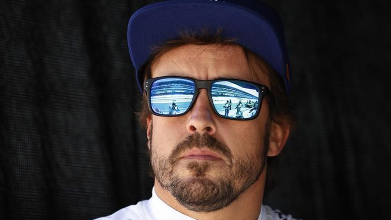 Alonso durante treino na Indy 500