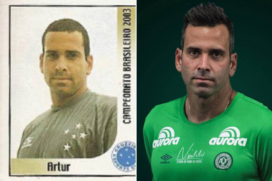 <span>Artur em 2003 era goleiro do Cruzeiro. Em 2017 jogará pela Chapecoense</span>