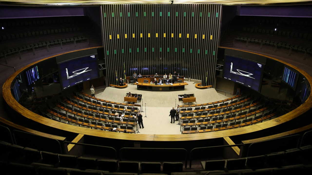 Plenário da Câmara vazio após delação da JBS