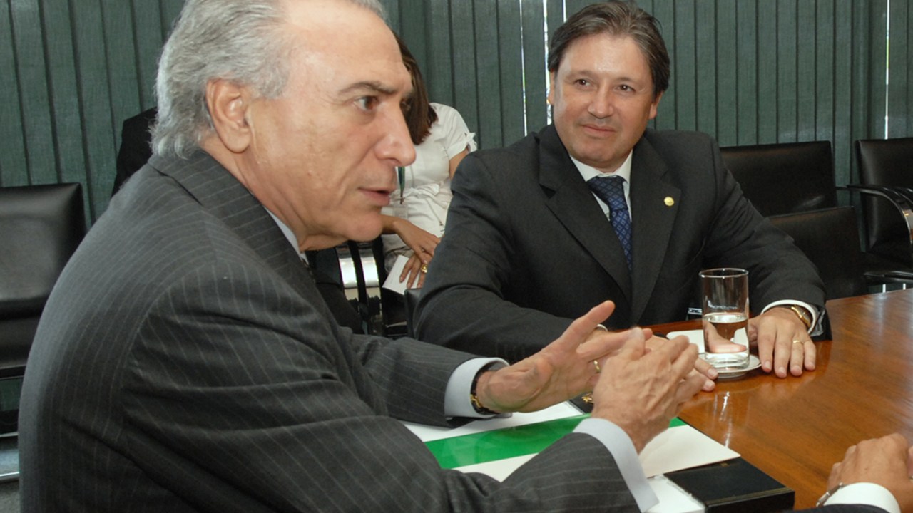 Deputado Rodrigo Rocha Loures(PMDB-PR) e Michel Temer