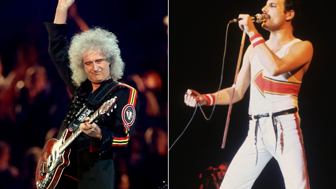 Brian May e Freddie Mercury