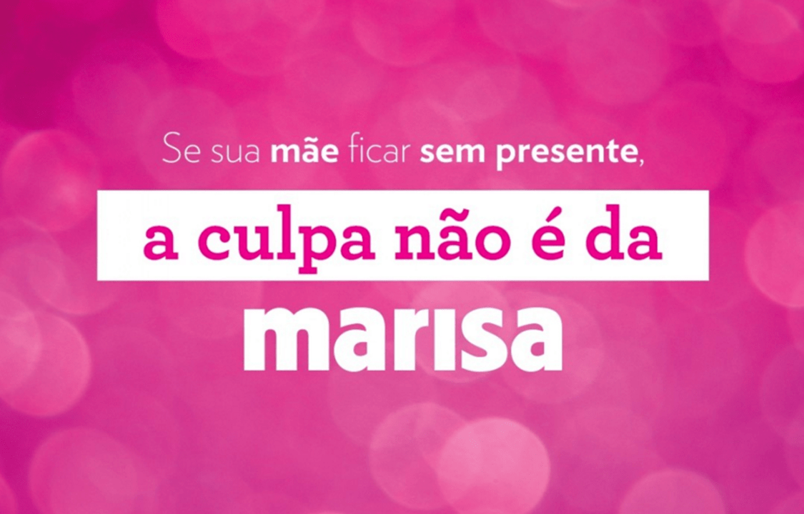 Campanha de dia das mães das lojas Marisa