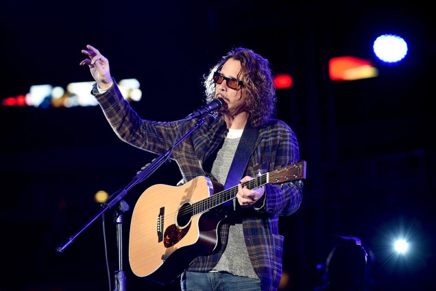 Chris Cornell, durante show em Arlington, Texas