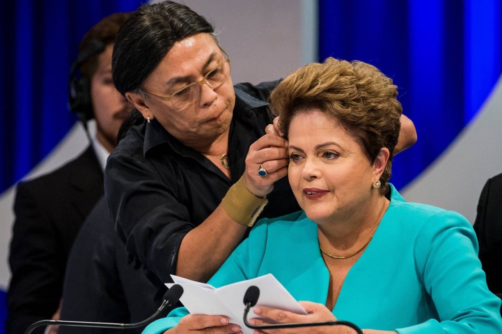 Celso Kamura e Dilma Rousseff