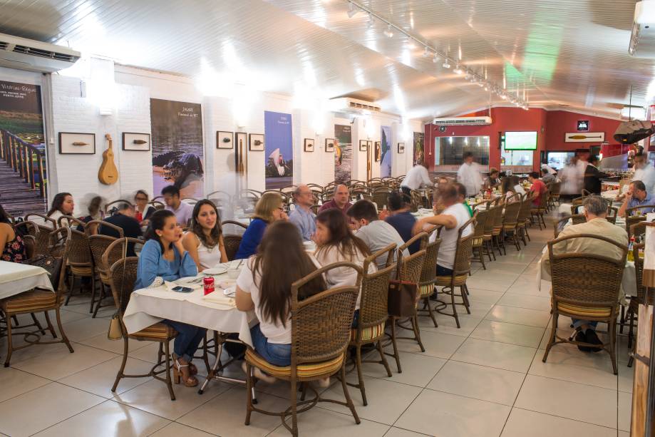 Rodízio de peixes: a maioria dos clientes opta pelo sistema
