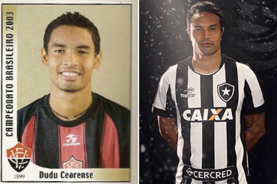 Dudu Cearense <span>em 2003 estava no Vitória. Em 2017 jogará pelo Botafogo</span>