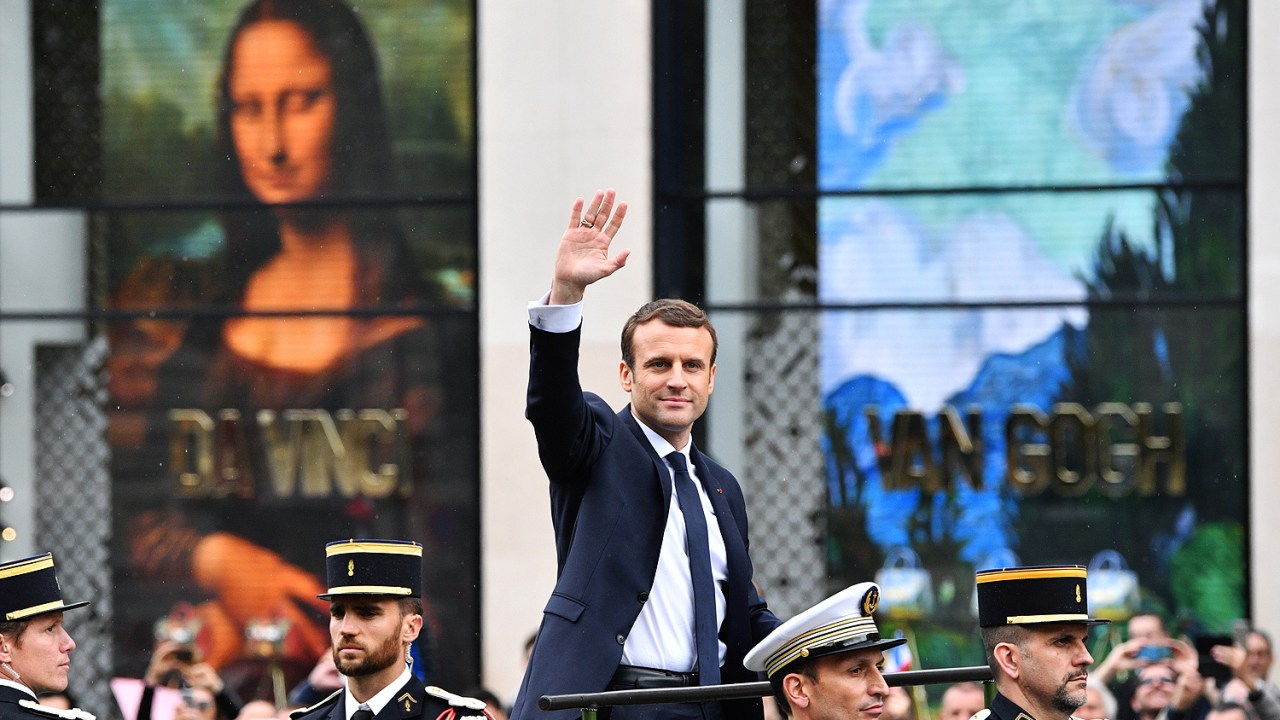Emmanuel Macron toma posse como presidente da França - 14/05/2017