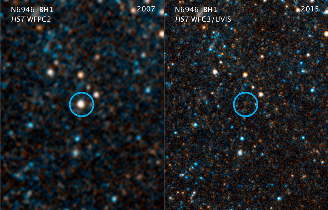 Telescópio Hubble capta imagens de estrela virando buraco negro