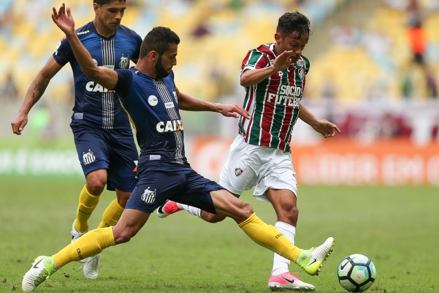 Fluminense vence o Santos por 3 a 2 no Maracanã - 14/05/2017