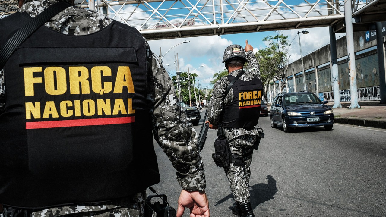 Agentes da Força Nacional começaram a atuar nas fronteiras com o Paraguai nesta quarta-feira, 1º