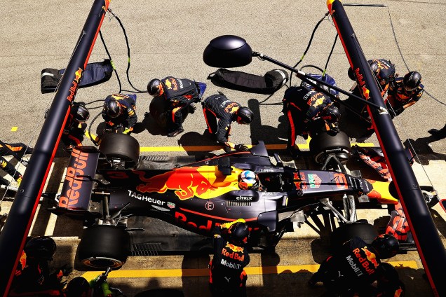 O australiano Daniel Ricciardo, da Red Bull durante o Grande Prêmio da Espanha, quinta etapa da temporada 2017 da Fórmula 1 - 14/05/2017