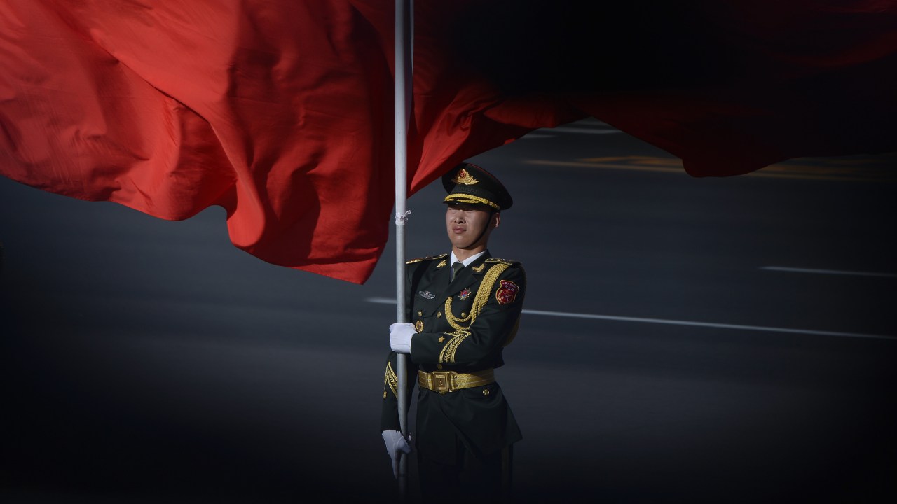 Imagens do dia - Guarda de honra chinesa