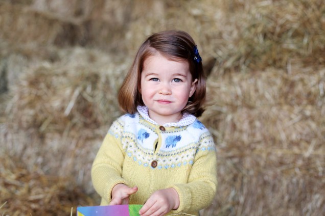 Princesa Charlotte completou 2 anos, os pais William e Kate divulgaram fotografia para marcar a data