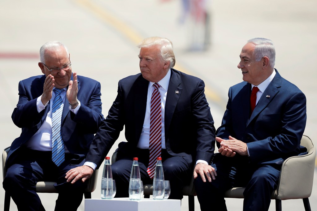 Imagens do dia - Donald Trump em Israel