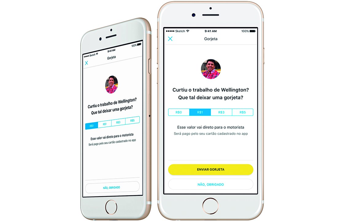 App 99 lança recurso de gorjeta digital para usuários de iPhone