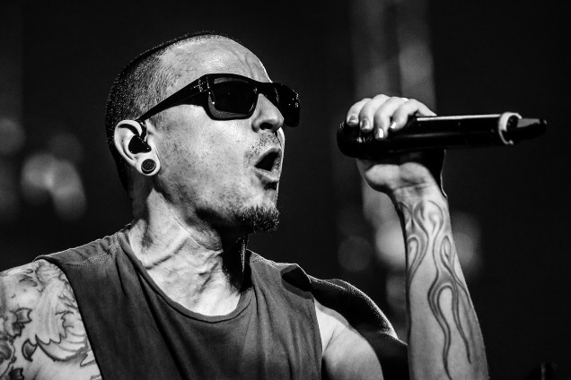 Show da banda Linkin Park no Maximus Festival 2017, realizado no Autódromo de Interlagos, na zona sul de São Paulo - 13/05/2017