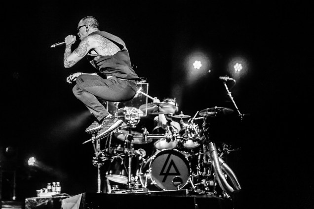 A banda norte-americana Linkin Park se apresentou no Maximus Festival 2017 no Autódromo de Interlagos, na zona sul de São Paulo - 13/05/2017