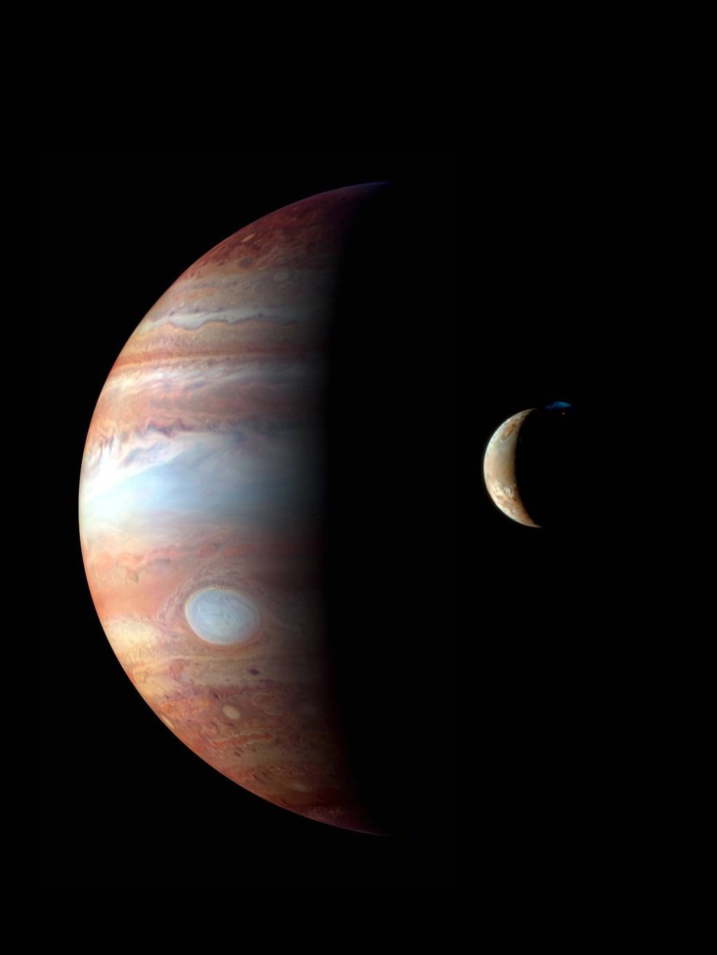 Júpiter e sua lua Io