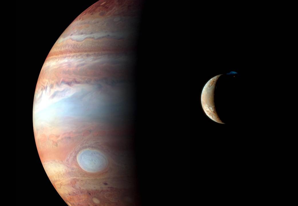 Júpiter e sua lua Io