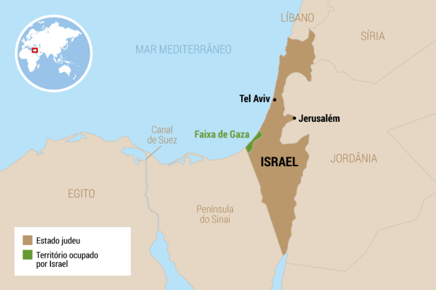 6 de junho de 1967 - Israel toma a Faixa de Gaza e avança na Península do Sinai