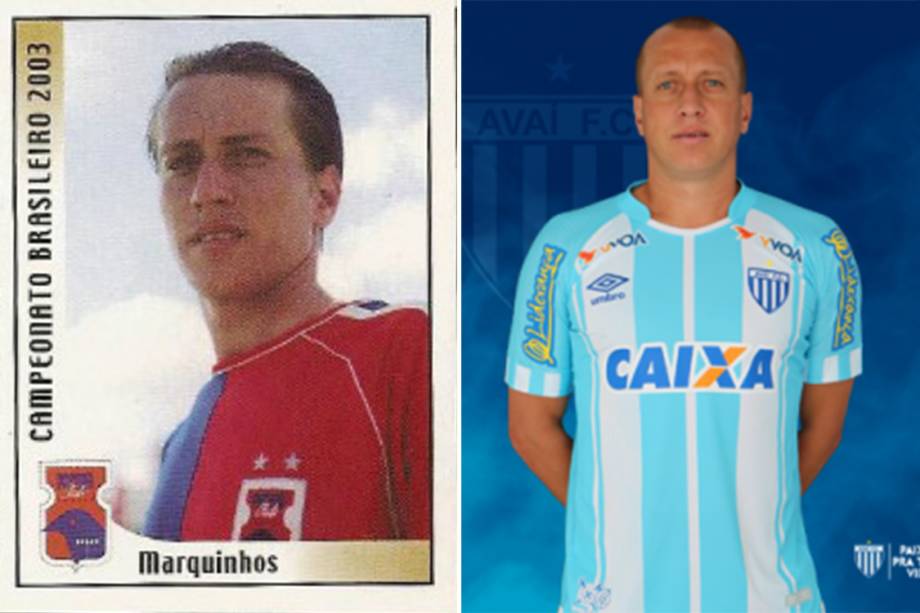 Marquinhos<span> em 2003 estava no Paraná. Em 2017 jogará pelo Avaí</span>