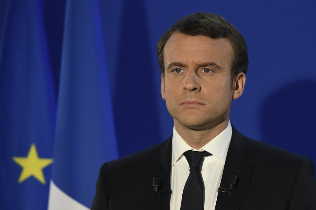 Emmanuel Macron faz discurso da vitória em Paris