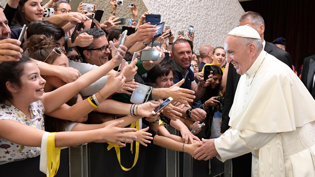 Audiência do papa Francisco no Vaticano